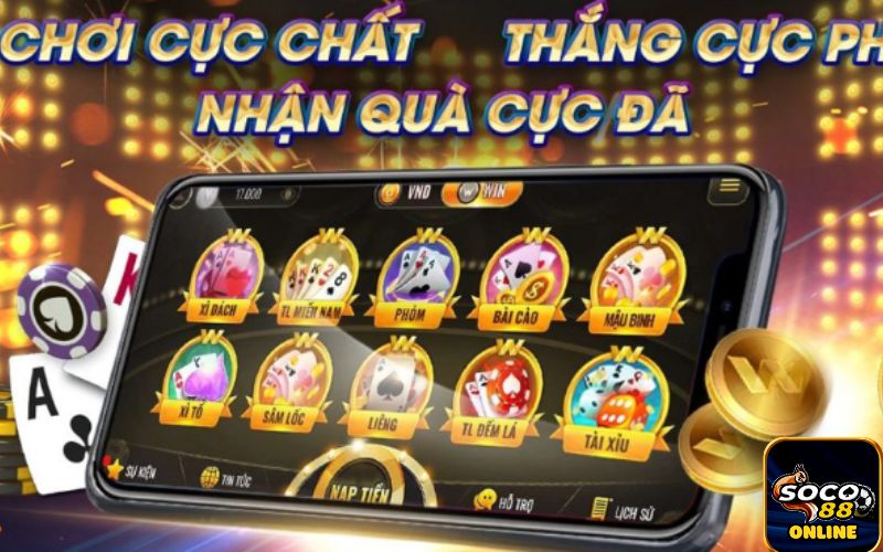 Game bài tại soco88 đổi thưởng không giới hạn 